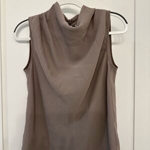 Babaton Taupe Blouse